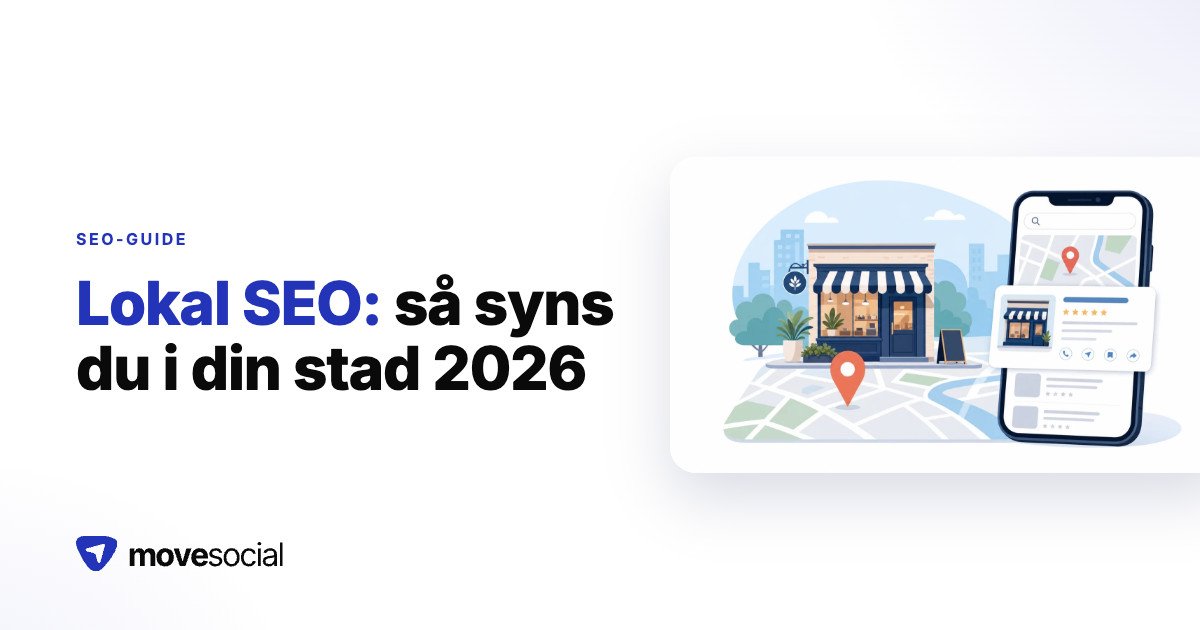 Lokal seo: så syns du i din stad 2026
