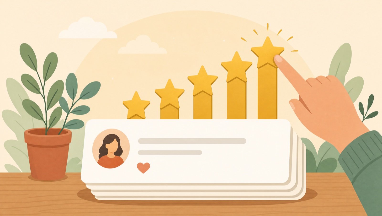 Recensioner på google stärker din lokala ranking och kundens förtroende