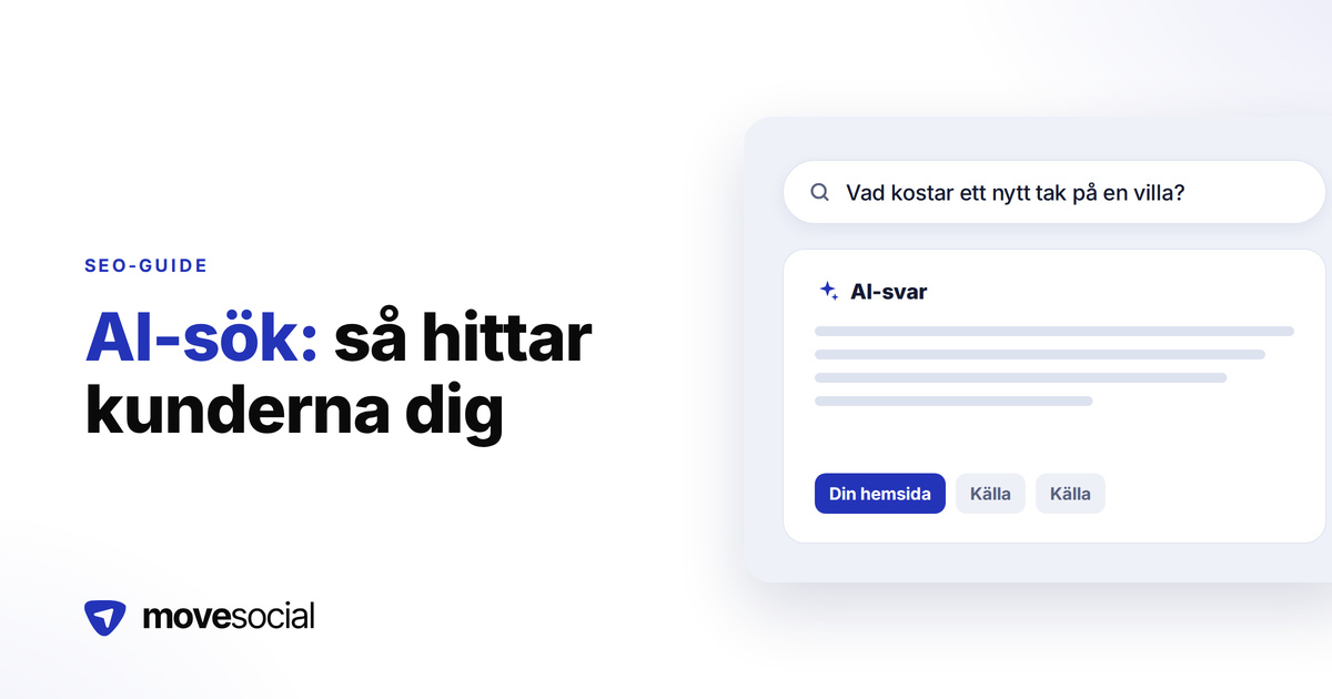 Vad är ai-sök? Så hittar kunderna dig i chatgpt och google