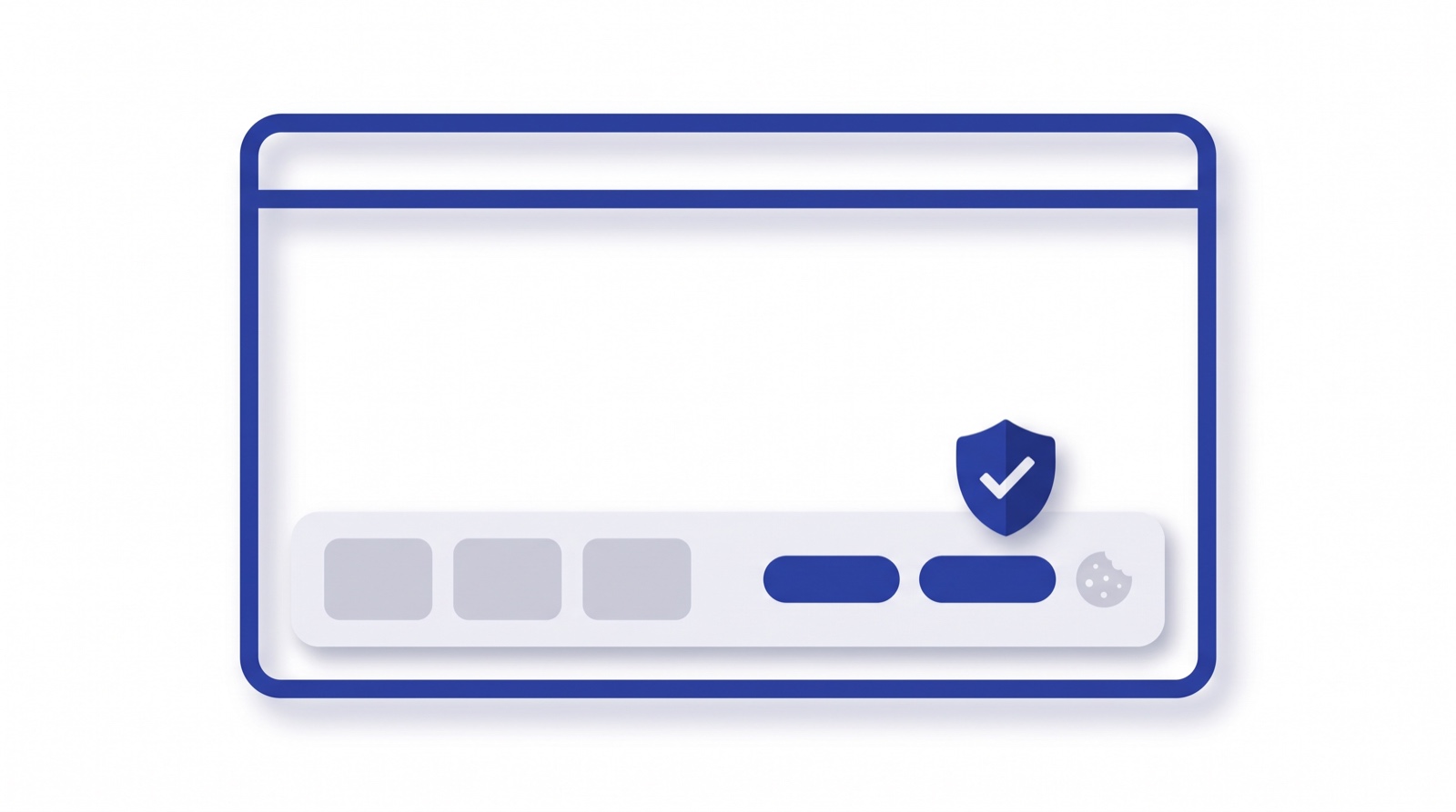 Illustration av samtyckesbanner och integritetsskydd kopplat till mätning med google analytics 4